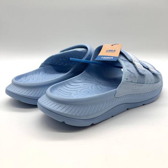 New HOKA Ora Luxe Shoes Men Size 14 Summer Song Ice Flow Recovery Slides 1134150 - Picture 5 of 7